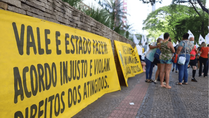 Brumadinho: atingidos pela tragédia protestam contra acordo com a Vale