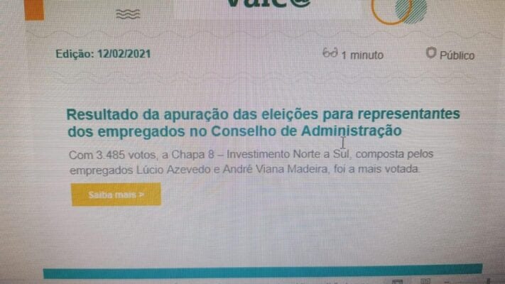 André Viana é eleito para o Conselho de Administração da Vale