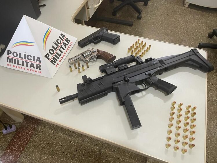 PM apreende armas e pode ter evitado homicídio em Santa Bárbara