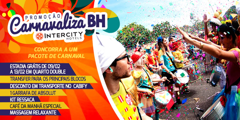 Hospedagem, transporte, bebida e até kit ressaca: DeFato e Intercity BH Expo darão a foliões vidas de marajás no Carnaval de BH