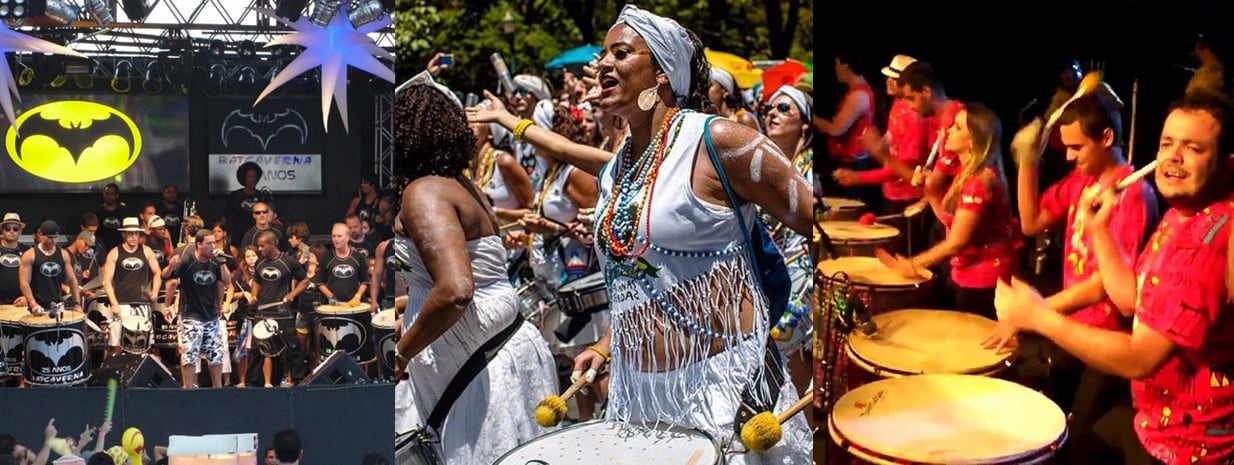 Bat-Caverna, Baianas Ozadas e Bartucada entre as atrações do Carnaval de Diamantina