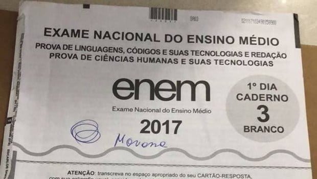 Estudante reproduz trecho de livro em redação do Enem e entra na mira da Polícia Federal