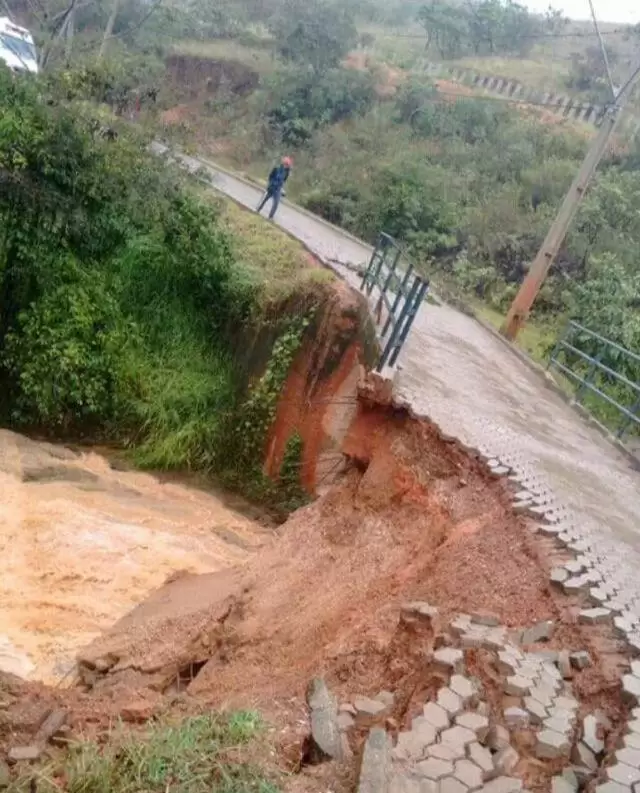 Conceição do Mato Dentro decretará situação de emergência por causa dos estragos da chuva