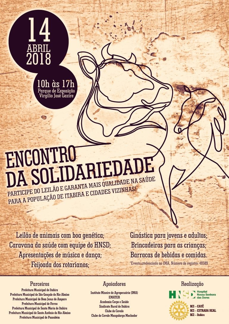 É hoje: ‘Encontro da Solidariedade’ arrecada fundos para o HNSD