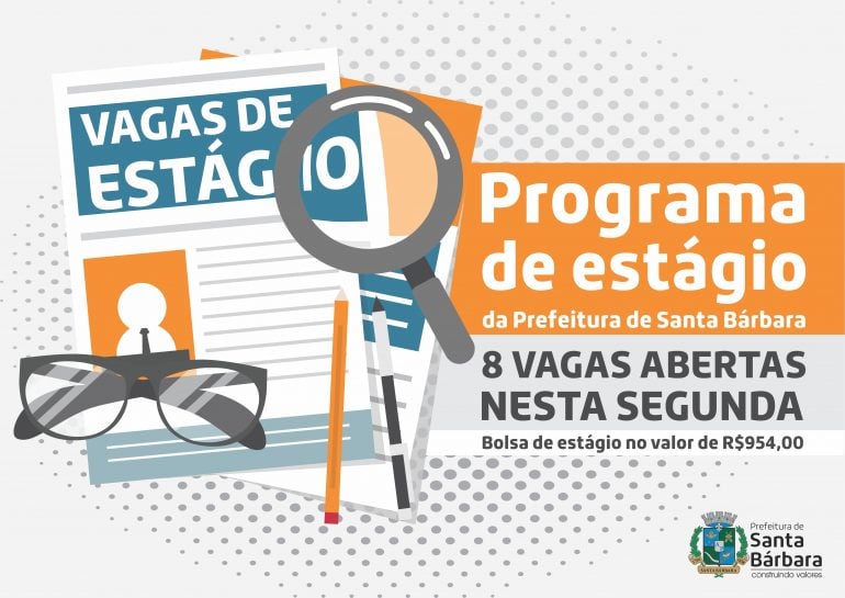 Prefeitura de Santa Bárbara abre programa de estágio