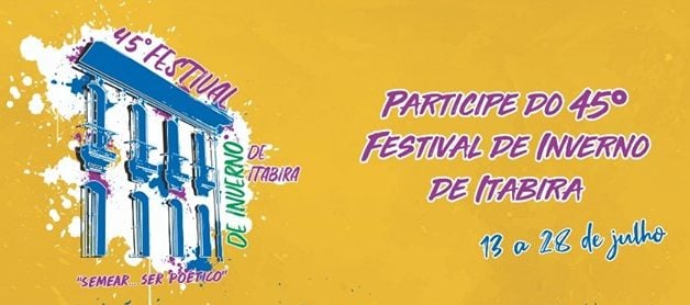 Festival de Inverno de Itabira começa neste sábado com comemoração especial ao Dia do Rock