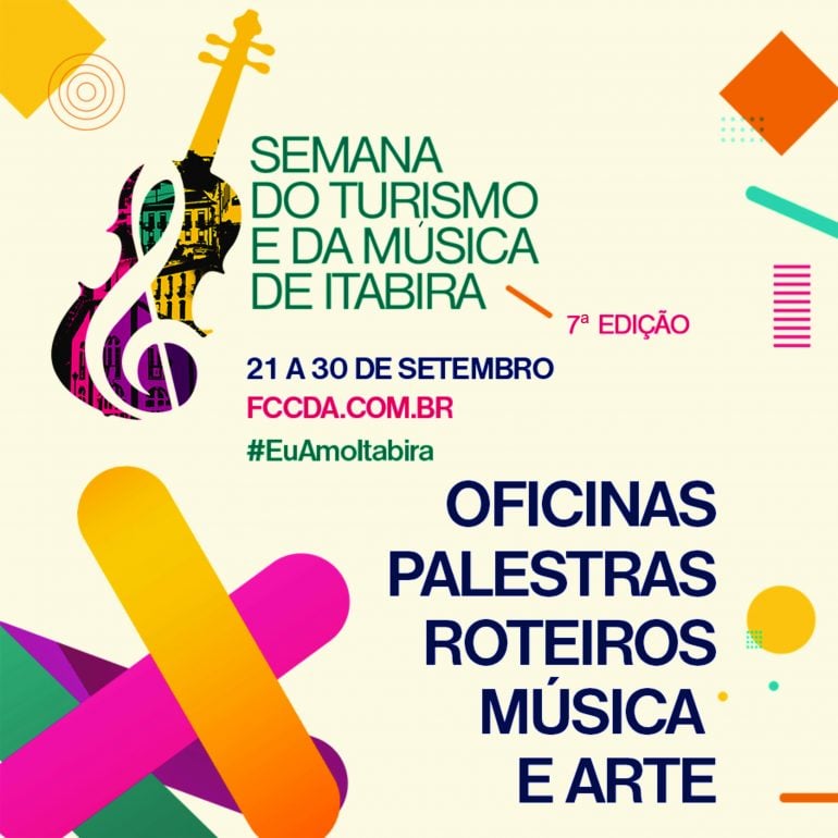 Começa nesta sexta-feira a Semana do Turismo e da Música de Itabira