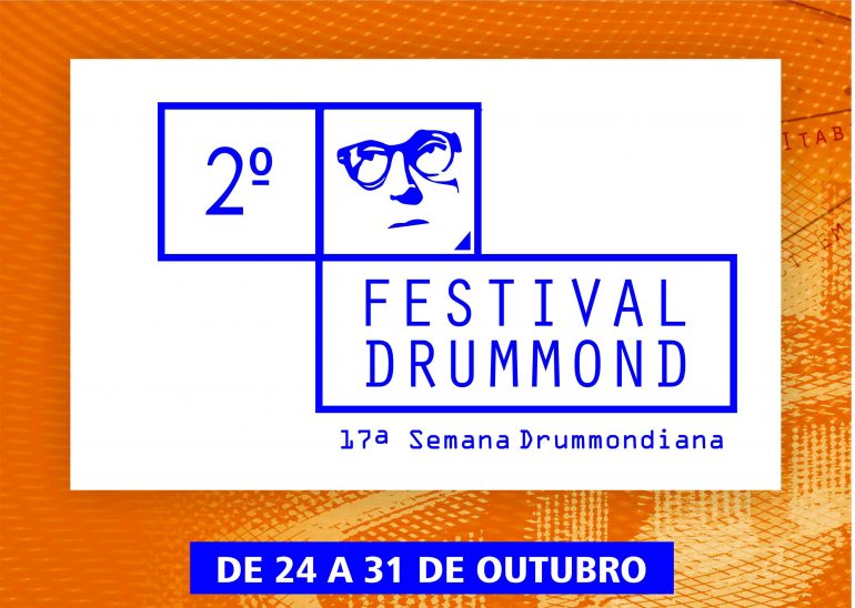 17ª Semana Drummondiana e 2º Festival Drummond celebram os 90 anos do poema “No Meio do Caminho”. Confira a programação!