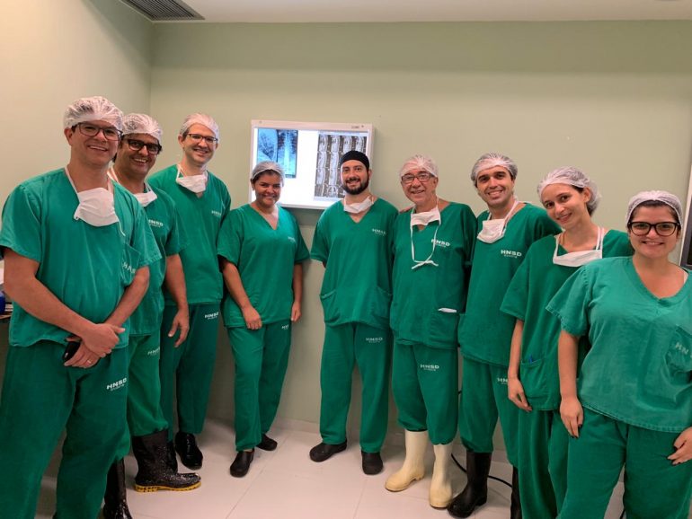 HNSD de Itabira realiza primeira cirurgia de coluna; paciente tem excelente recuperação