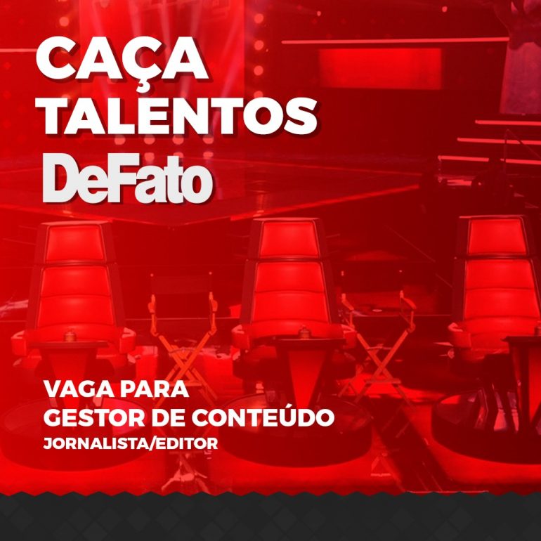 Caça-Talentos: DeFato contrata jornalista para o cargo de Gestor de Conteúdo