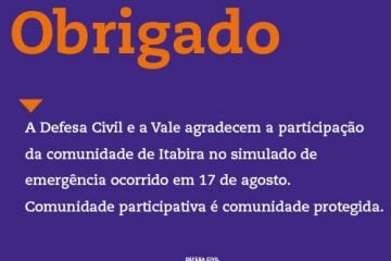 “O simulado para nós foi um sucesso”, afirmou gerente da Vale