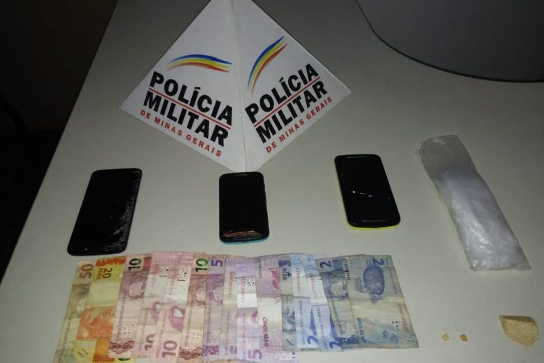 Trio é preso por tráfico de drogas em São Gonçalo do Rio Abaixo