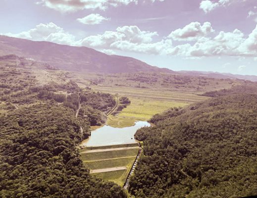 barragem em Barão sul superior