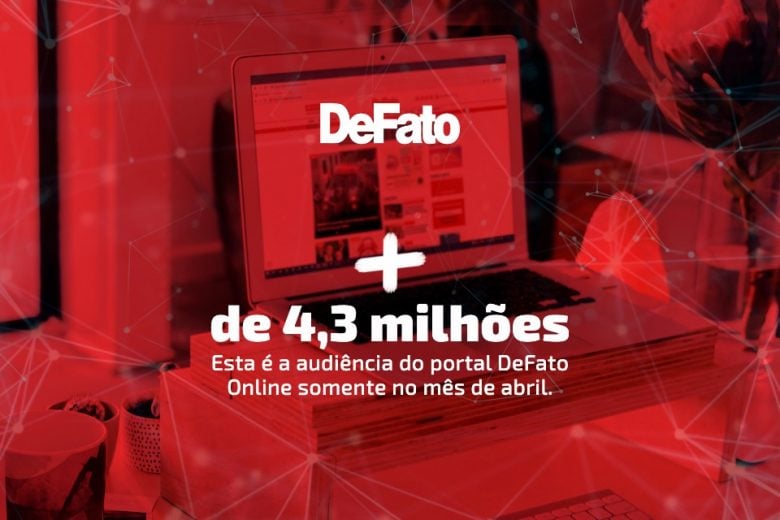 Em novo recorde histórico, DeFato Online registra mais de 4 milhões de acessos em abril