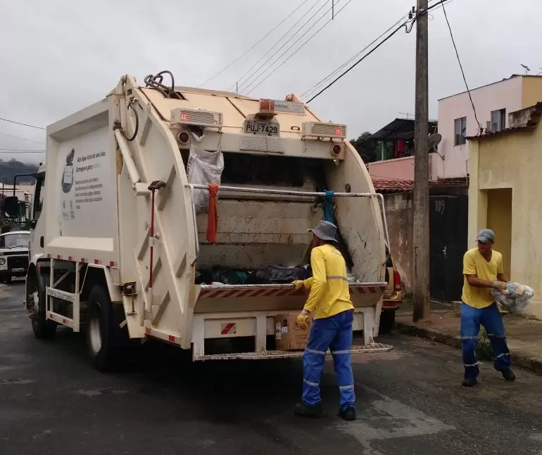 Coleta de lixo será mantida durante o feriado em Itabira