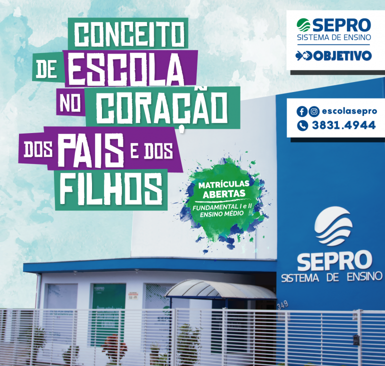 Escola Sepro: matrículas abertas para 2019