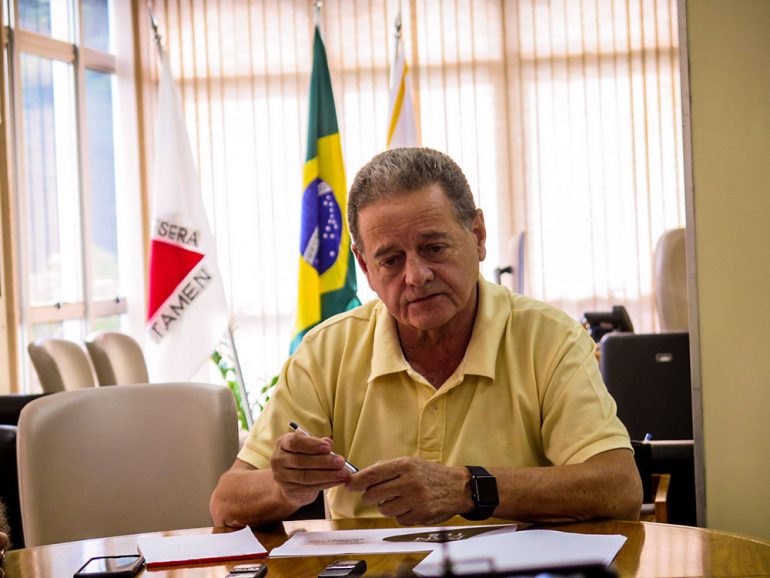 “Espero que tenham consciência e aprovem o projeto”, diz prefeito sobre votação hoje da PPP da Água pela Câmara de Itabira