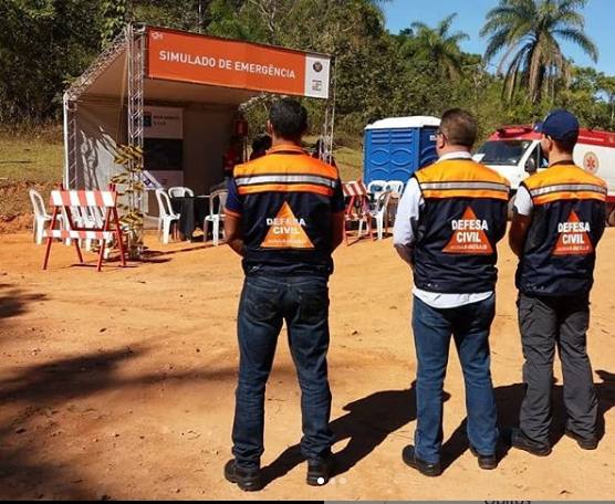 Simulado de evacuação tem baixa adesão em Conceição do Mato Dentro