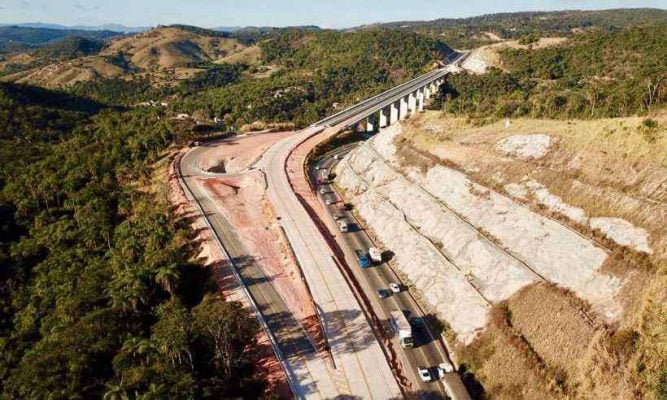 BR-381 detonação de rochas