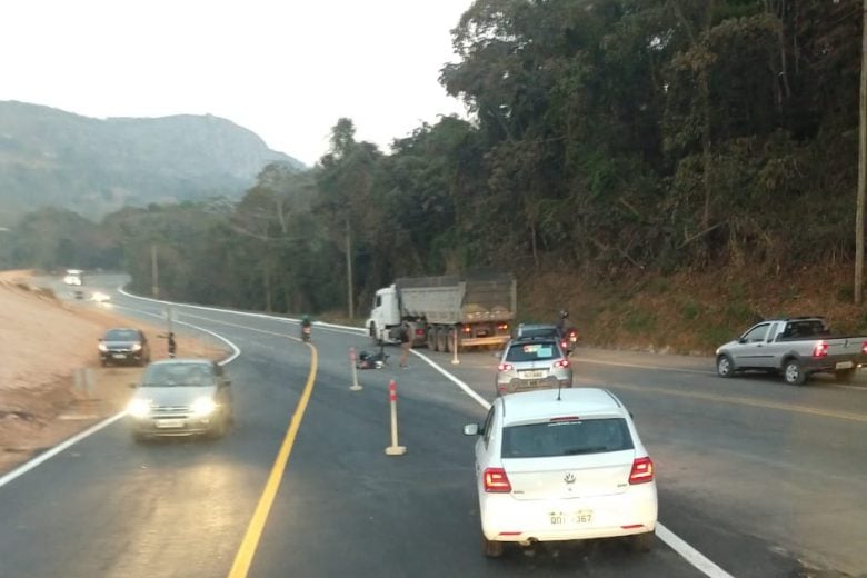 Acidente em trecho da BR-381 deixa vítima fatal nesta segunda