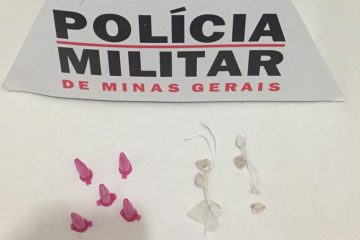 Jovem é preso por tráfico de drogas na Vila Santa Rosa em Itabira