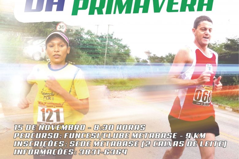 Corrida da Primavera tem inscrições abertas em Itabira