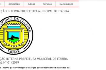 Gabarito do processo seletivo da Prefeitura de Itabira será divulgado às 20h