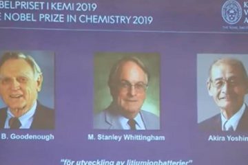 Nobel de Química é de 3 cientistas que criaram bateria para celular