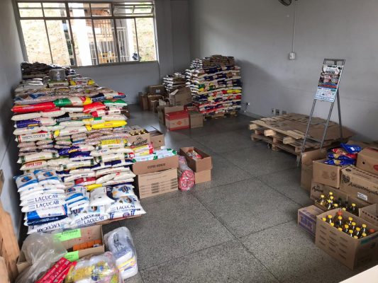 alimentos arrecadados