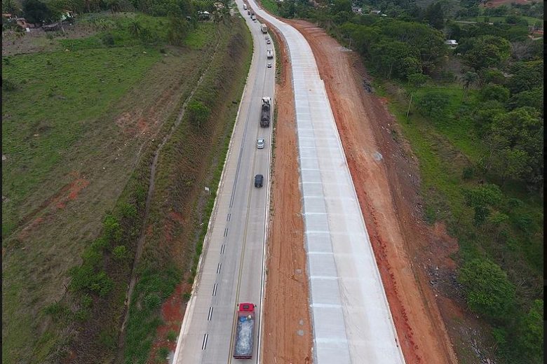 BR-381: Trecho entre Rio Una e trevo de Caeté está próximo da conclusão