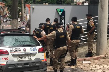Polícia já tem um suspeito e trabalha para prender quadrilha que tentou crime em banco de Itabira