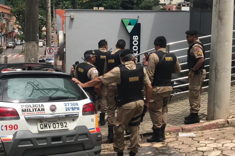 Polícia já tem um suspeito e trabalha para prender quadrilha que tentou crime em banco de Itabira