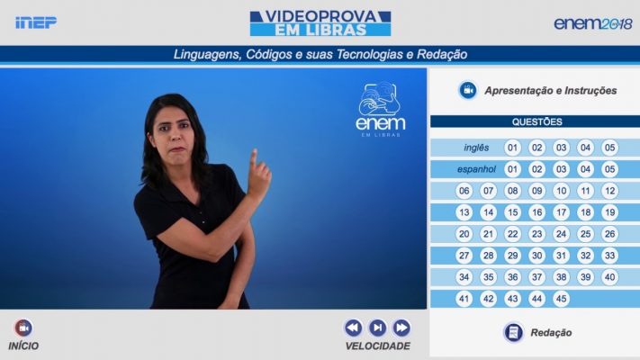 Videoprova em Libras do Enem está disponível na internet