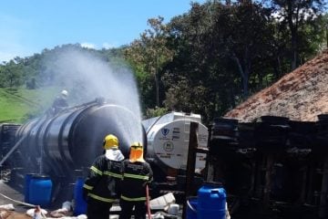 PRF e Bombeiros tomam últimas ações para liberar completamente a BR-381 em Nova Era