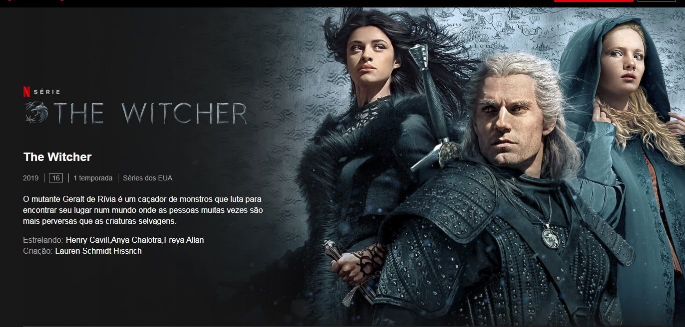 Série The Witcher já está disponível na Netflix