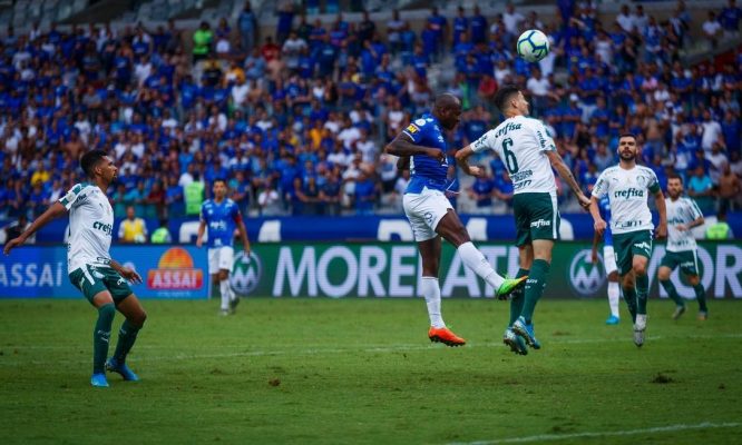 O Cruzeiro foi rebaixado da Série A neste domingo após perder em casa para o Palmeiras Foto: Vinnicius Silva / Cruzeiro