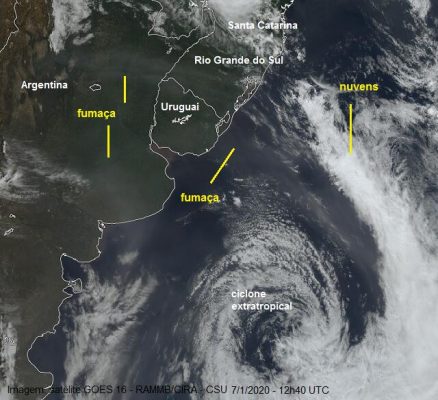 Fumaça dos incêndios da Austrália devem chegar ao Rio Grande do Sul