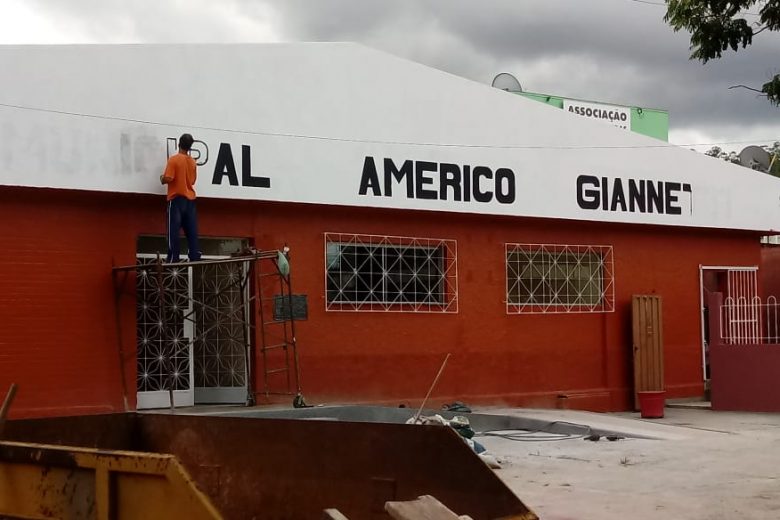Obras de reforma da Escola Américo Giannetti estão na fase final
