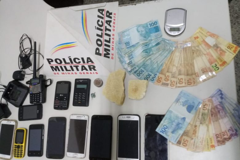 Operação da PM prende três traficantes em Barão de Cocais