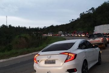 BR-381 registra lentidão e acidentes nesta sexta-feira