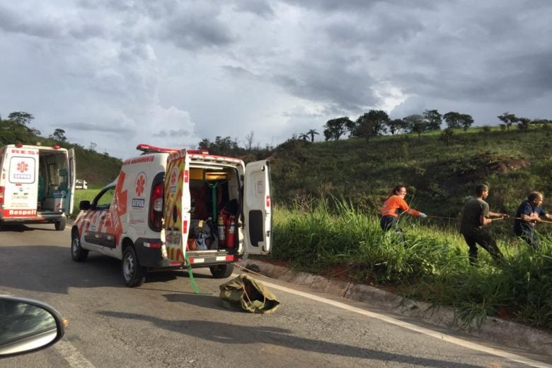 Dois acidentes na BR-381 nesta terça no trecho entre Monlevade e São Gonçalo