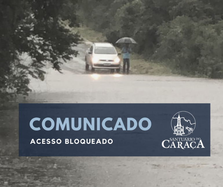 Acesso ao Caraça fechado após transbordamento de rio