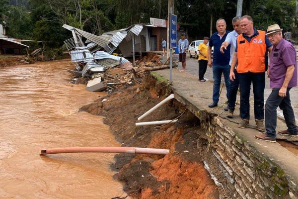 afetados pela chuva