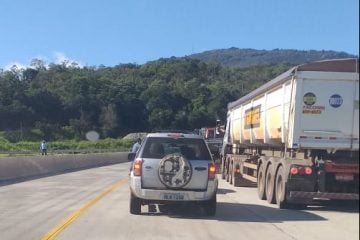 Trechos da BR-381 apresentam lentidão na manhã desta quinta (20)