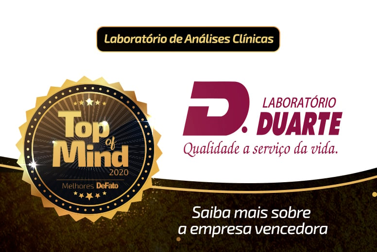 Laboratório Duarte – empresa Top of Mind 2020