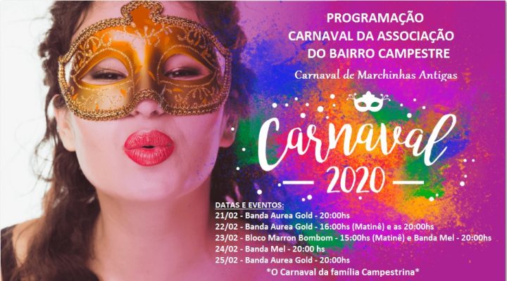 Programação do Carnaval no Campestre homenageia centenário de Luiz Meneses 