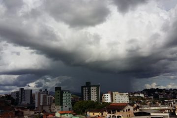 Defesa Civil emite alerta de tempestade em Itabira e região