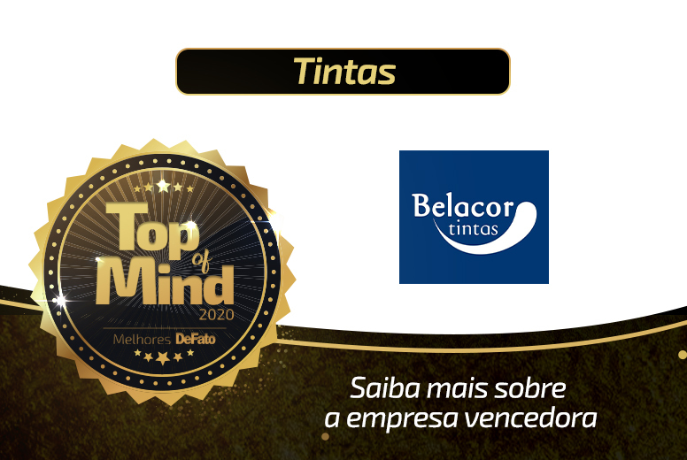 Belacor Tintas – empresa Top of Mind 2020