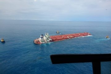 Marinha instala Gabinete de Crise para tratar de navio da Vale encalhado no Maranhão
