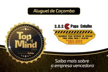 S.O.S Papa Entulho – empresa Top of Mind 2020